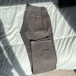 Mens Straight Leg Bonobos Gray Travel Jeans size 33x36